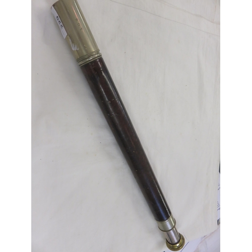 229 - Leather Bound Telescope, Hughes & Son, London