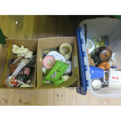 240 - Three Boxes of Mixed Bric-a-Brac