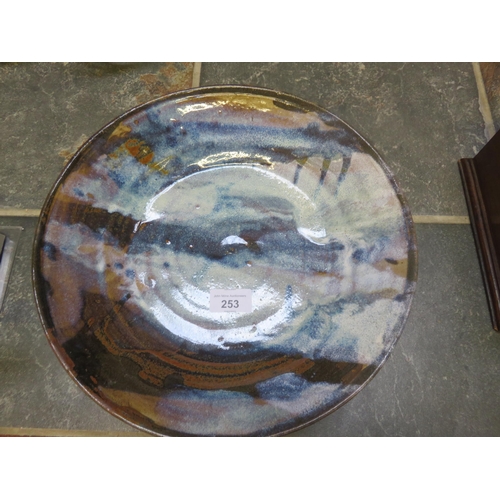 253 - Large Pottery Charger