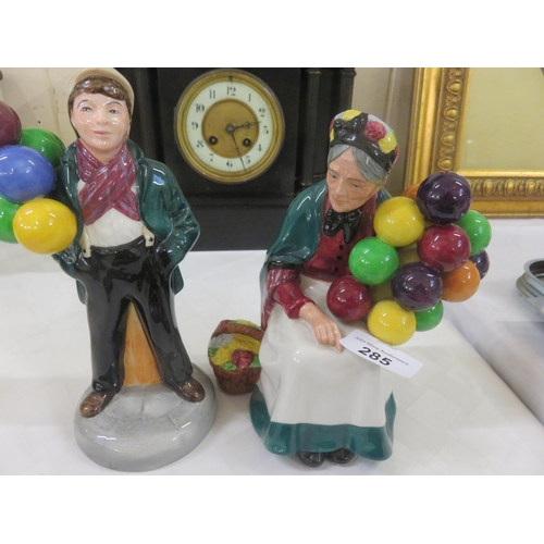 285 - Two Royal Doulton Figures, Balloon Boy and The Old Balloon Seller