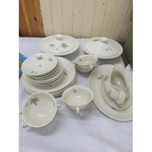 296 - Royal Doulton Tumbling Leaves Dinner Set