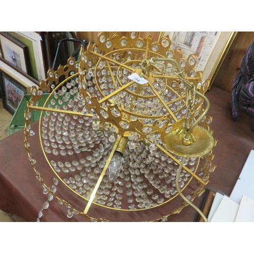 318 - 1970's French Basket Chandelier