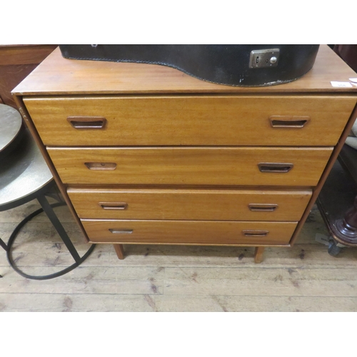 358 - Teak Chest of four drawers