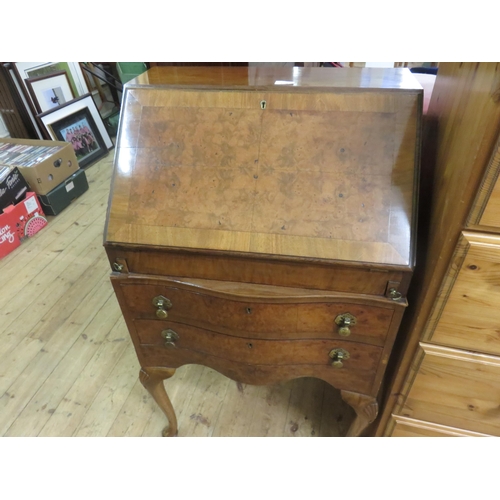 370 - Walnut Veneer Writing Bureau