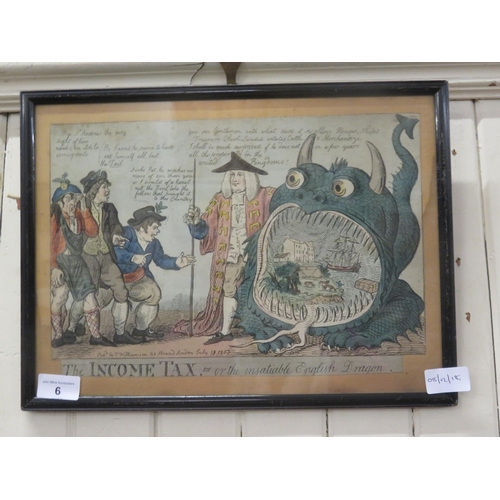 6 - Framed Satirical Picture