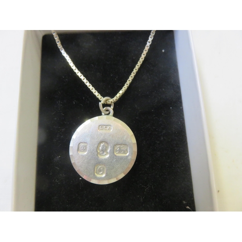 60 - Silver Pendant on chain