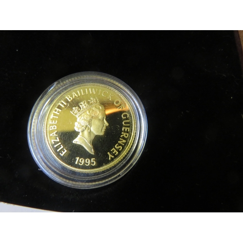 72 - Boxed Gold Proof Guernsey Queen Mother £25 Coin