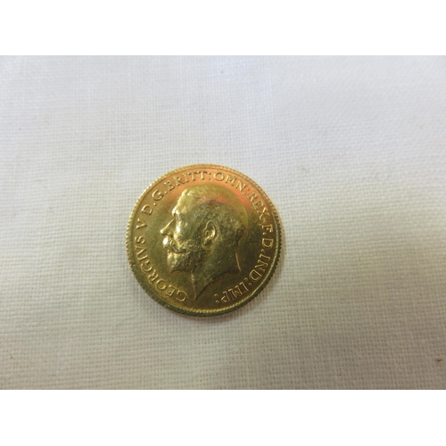 76 - 1912 Half Gold Sovereign