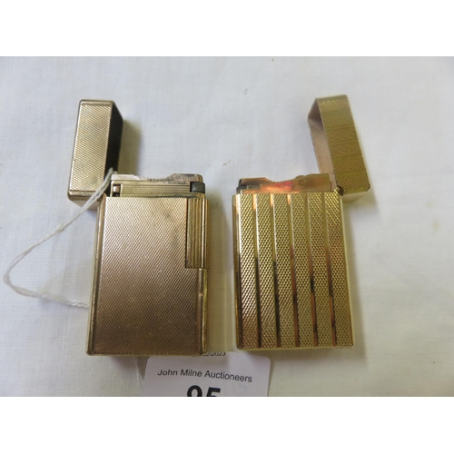 95 - Two Dupont Cigarette Lighters