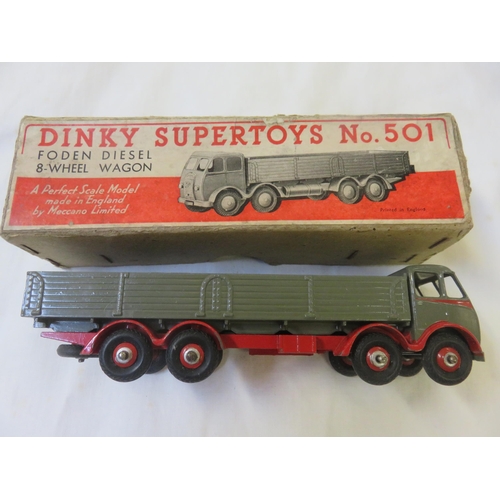 91A - Boxed Dinky Super Toys Number 501, Foden Diesel 8 Wheel Wagon