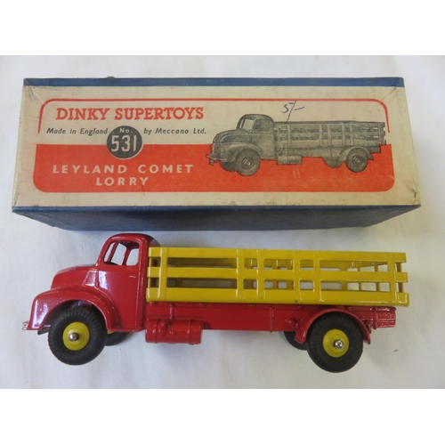 91C - Boxed Dinky Super Toys Number 531 Leyland Comet Lorry