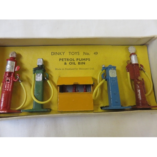 91E - Boxed Dinky Toys - Petrol Pumps Number 49