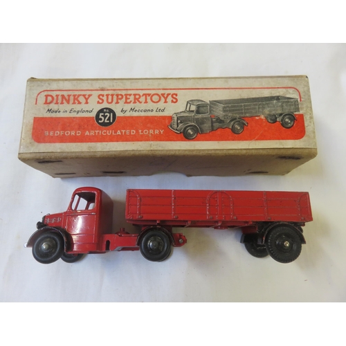 91F - Boxed Dinky Super Toys  Number 521 Bedford Articulated Lorry