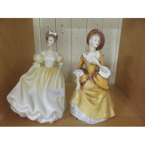 191A - Two Royal Doulton Figure Ornaments 