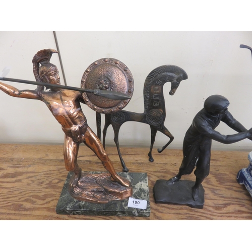 190 - Three Metal Figures