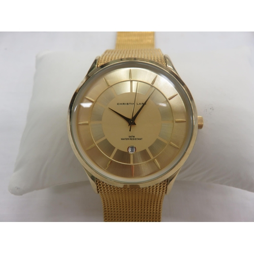 95 - Gents Christian Large Wrist Watch