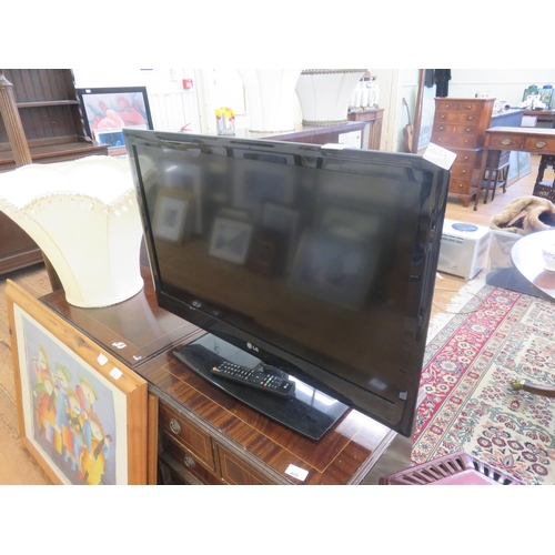 408 - L.G. Flat Screen Television With Remote