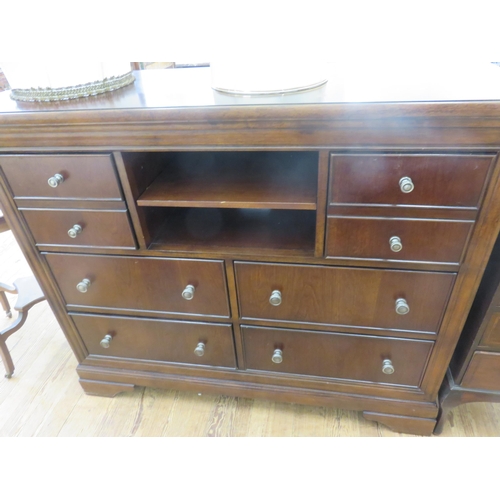 414 - Mahogany Multi Chest of Drawers