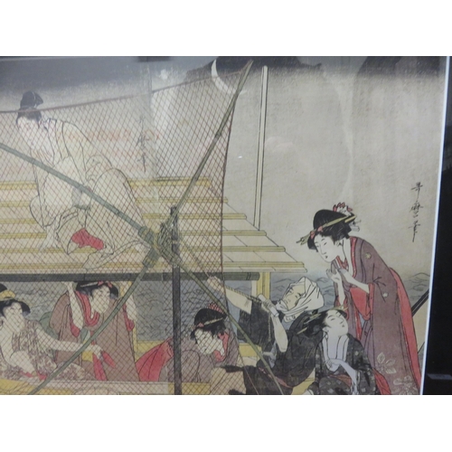 3 - Large Framed Japanese Print