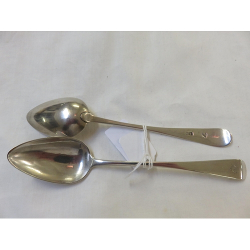 116 - Pair of Aberdeen Dessert Spoons by John Ewen