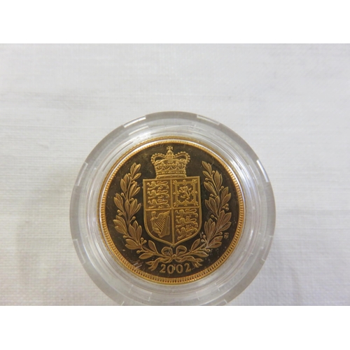 135 - 2002 Gold Sovereign