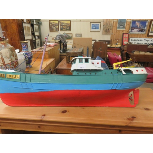 158 - Model Fishing Boat 