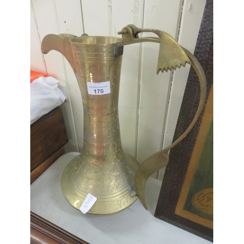 170 - Brass Eastern Style Jug