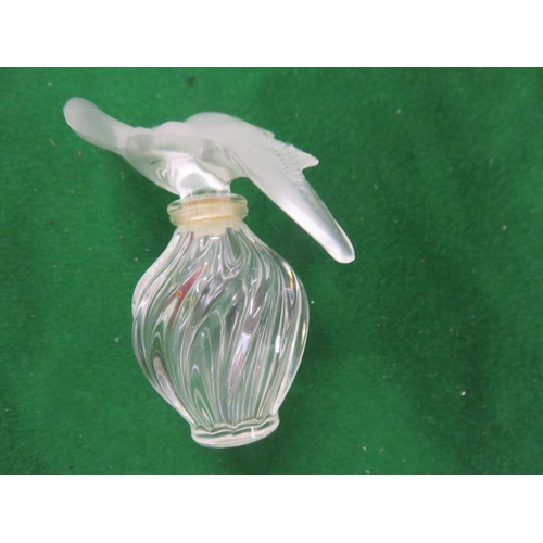 Small Lalique Scent Bottle and Stopper
