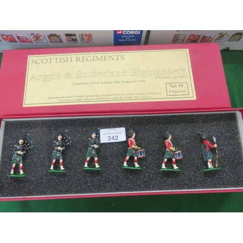 242 - Two boxes sets of A.S.H. Lead Model Soldiers