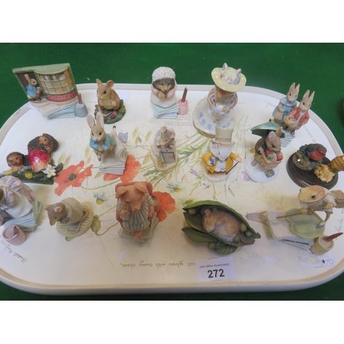 272 - Two Trays of Beatrix Potter Figures