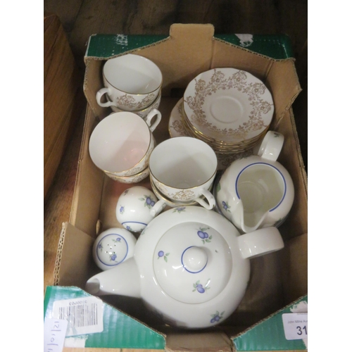 311 - Small Lot of Tea Set, Doulton etc