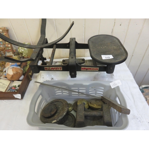 319 - Set of Vintage Scales and Weights