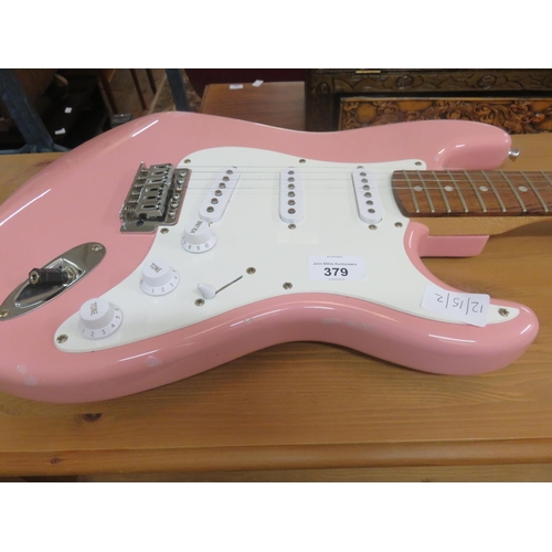 379 - Pink Electrical Guitar