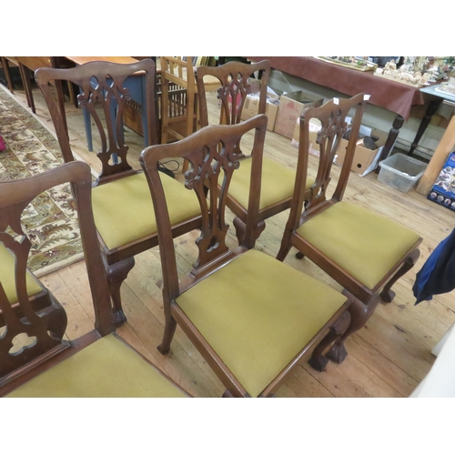 388 - Set of Six Mahogany Dining Chairs