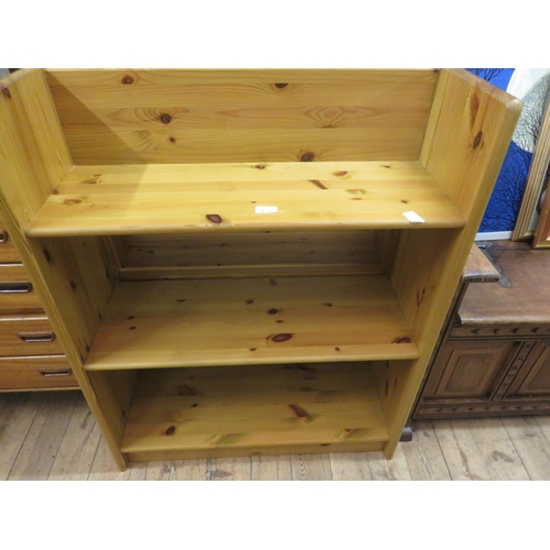 432 - Pair of Pine Open Bookshelves