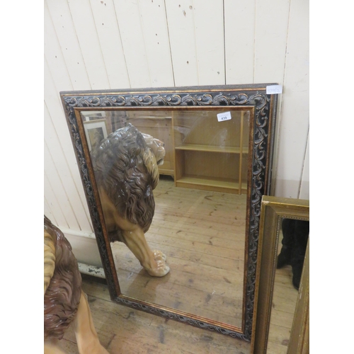 439 - Large Framed Mirror