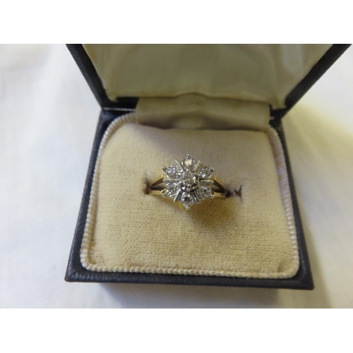 55 - 18ct Gold and Diamond Ring