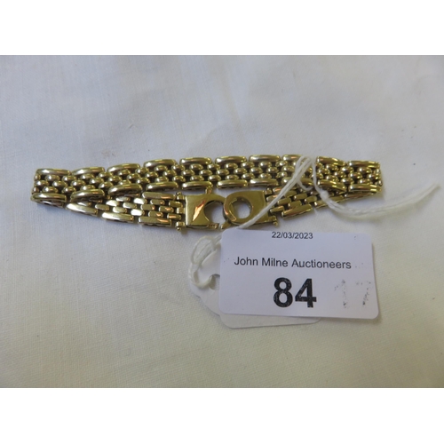 84 - 9ct Gold Bracelet 17.6gms