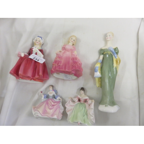 234 - Five Royal Doulton Figures