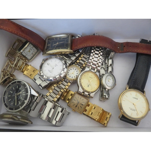 306 - Lot of Ten Wristwatches including Swiss Made UZ and Sicura