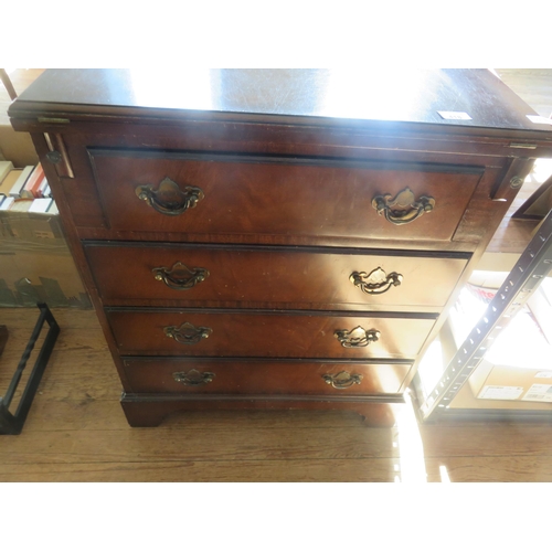 418 - Small Mahogany Chest of Four Drawers