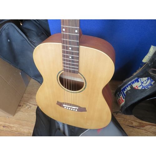 432 - Tanglewoods Acoustic Guitar in case