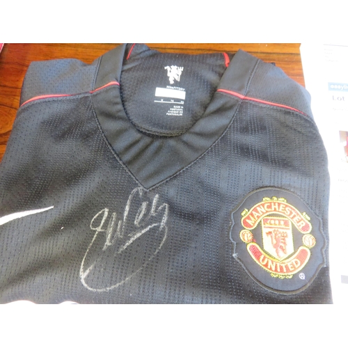 371A - Two Carlos Tevez Manchester United Signed Shirts