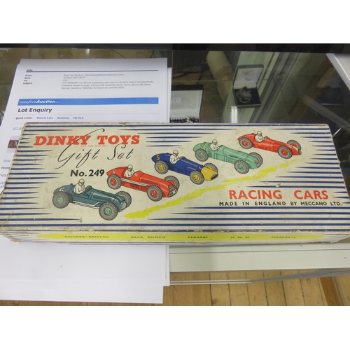 82 - Boxed Dinky Racing Car Set