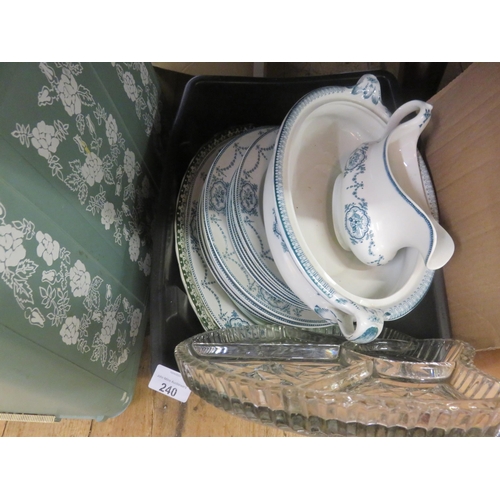 240 - Box of Dinnerware