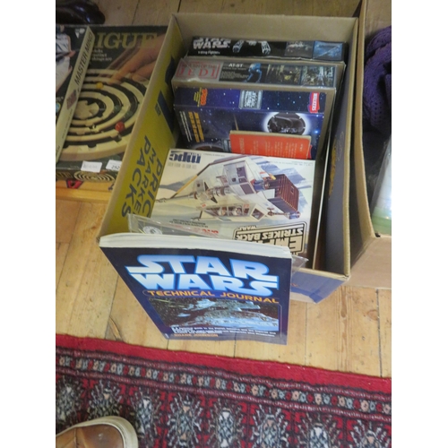 253 - Box of Star Wars Memorabilia