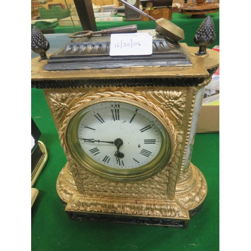 267 - Painted French Style Mantel Clock