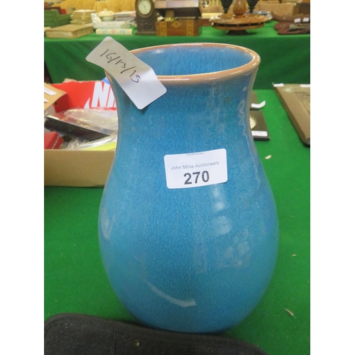 270 - Blue Poole Pottery Vase