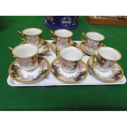 273 - Six Piece Limoges Tea Set