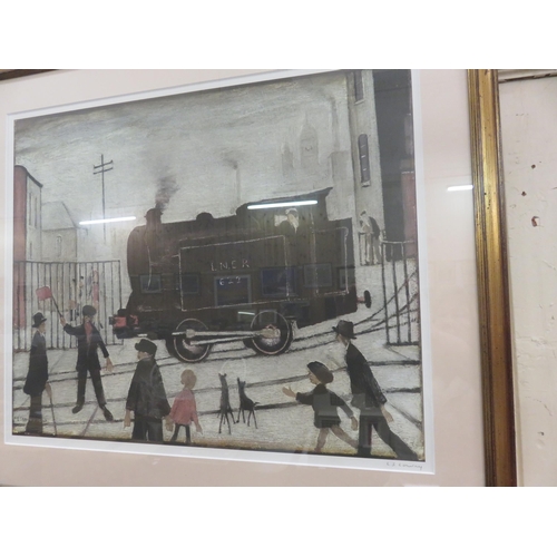 4 - Signed L.S. Lowry Print 
